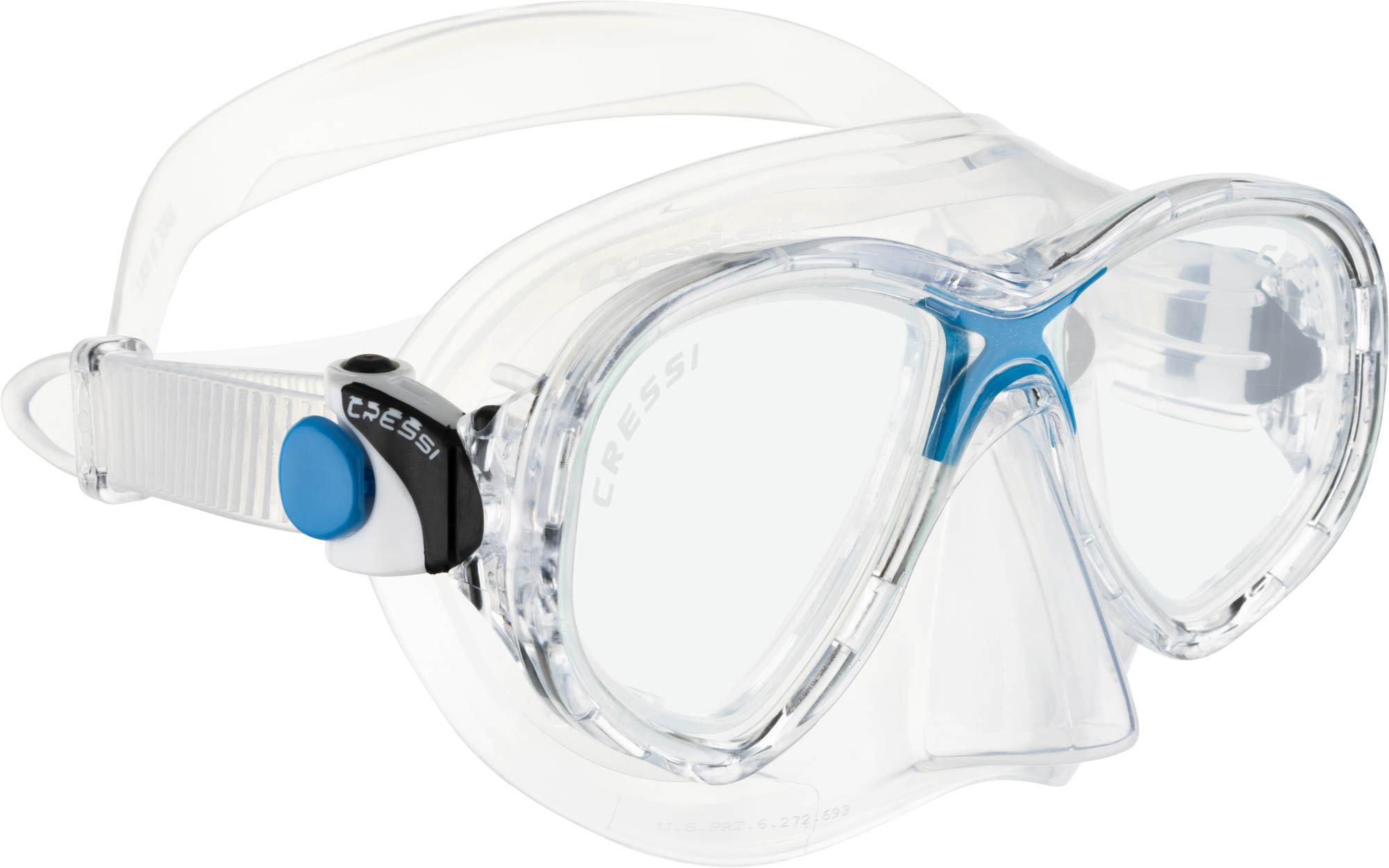Se Marea junior dykkermaske Clear/Blue hos Pro Dive